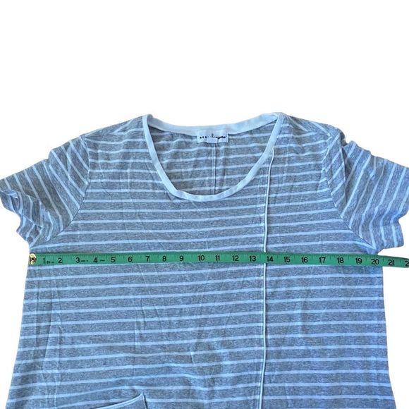 Neon Buddha dress Mojave Women Small Gray White Stripe Stretch Cotton Travel - Picture 4 of 8